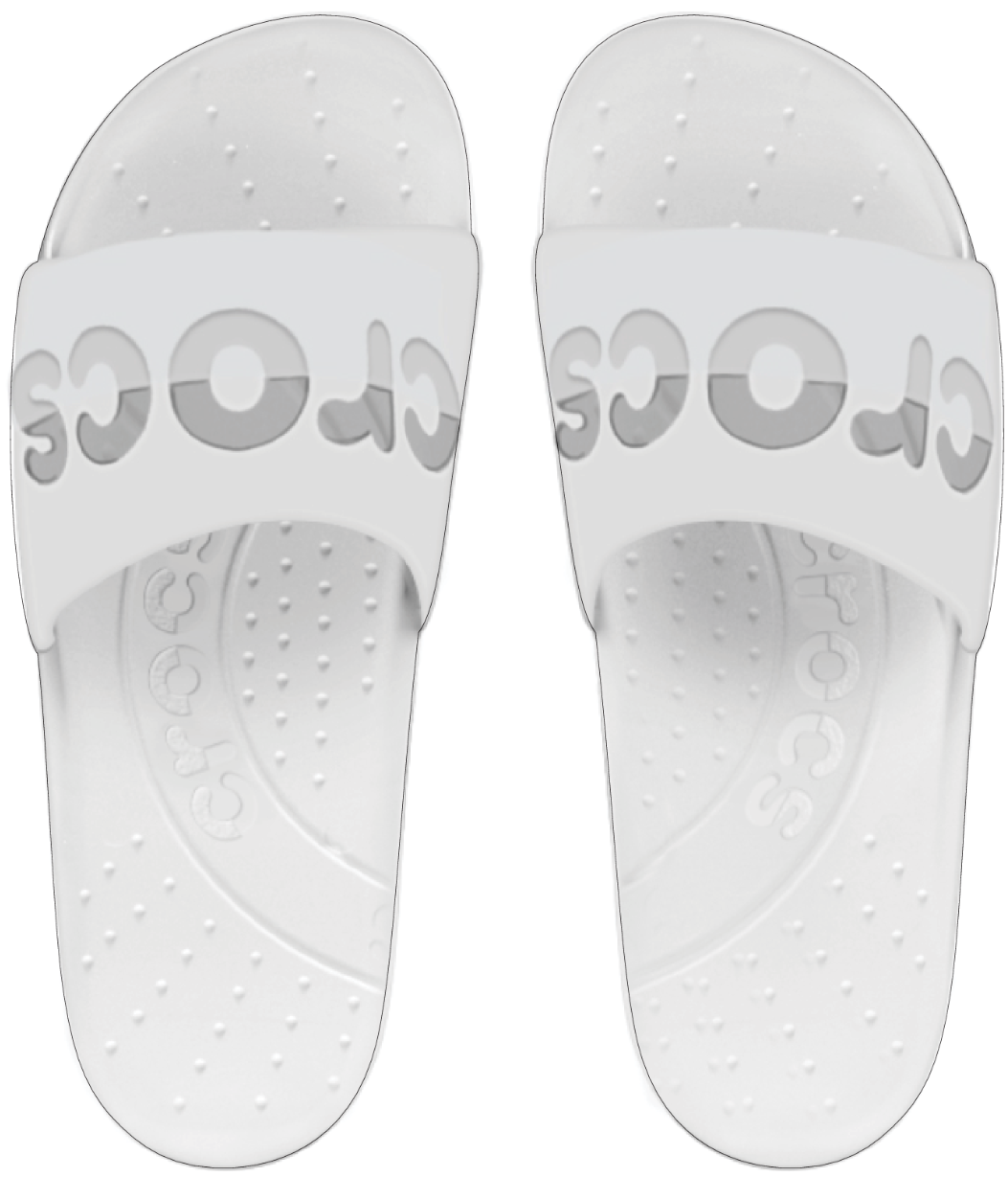 ◆CROCS◆ Bay Slide White 211108100 Crocs Adult Unisex Baya Platform Slide Sandal - Walmart.com